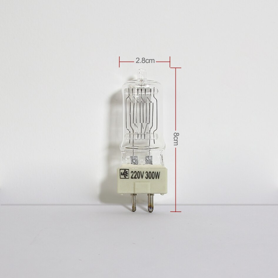ALUMOTECH Video Studio Light Bulb - 300W 220V Tungsten Globe - 3 Pack