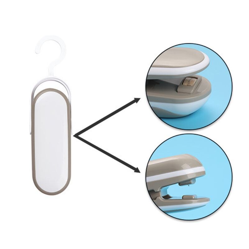 Mini Portable Hand Pressure Heat Plastic Bag Impluse Sealer Food Packing Handheld Multifunction Easy Operation Sealing Machine