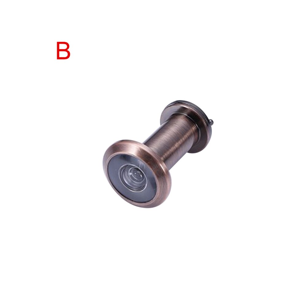 200 Graden Deur Viewer Met Privacy Cover Home Security Zinklegering Eye Kijkgaatje Voor 36-58Mm Deuren: Brons