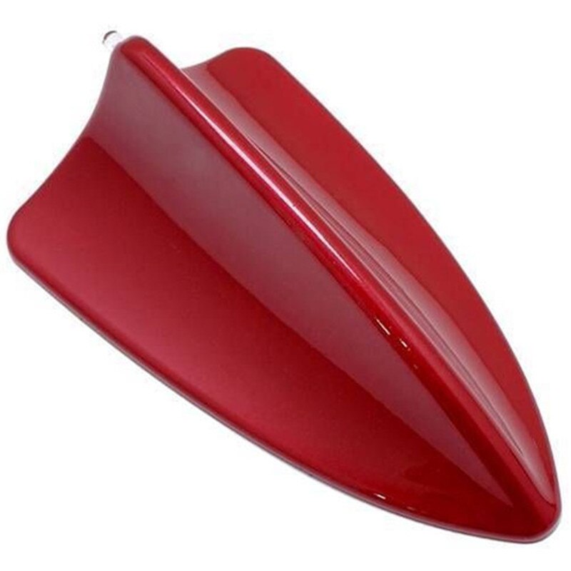 Auto Car Universal Dummy Shark Fin Roof Decorative Antenna Aerial Silver/Black/Red/Gray/Blue for BMW VW Buick Skoda Hyundai Ford: Red