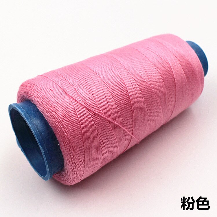 20s/3 Polyester Three Thick Sewing Thread Jeans Thread Hand Stitching Canvas Coarse Cloth Denim Thread Sewing Machine Thread: pink