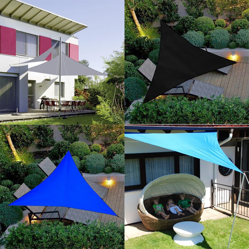 Waterdichte Zon Onderdak Driehoek Zonnescherm Bescherming Outdoor Luifel Tuin Patio Zwembad Zeil Luifel Camping Schaduw Stofkap