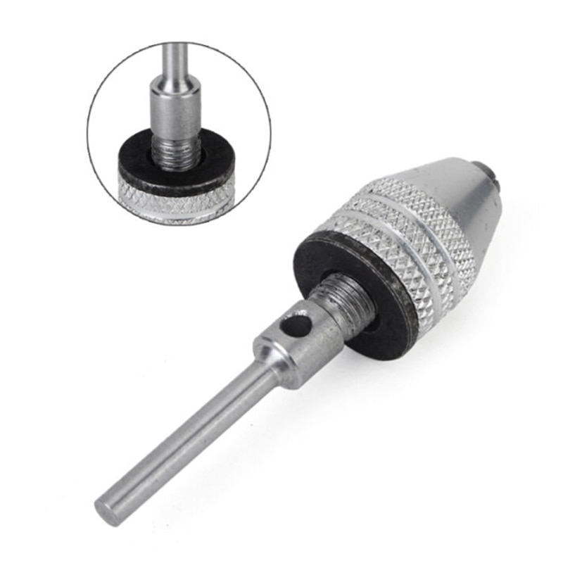 High Speed Steel 0.3-3.4MM Drill Bit Chuck Connecting Shaft Adapter For Rotary