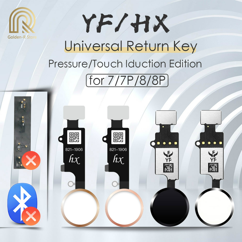 YF HX 3rd Gen Universal home-taste Für iPhone 7 7G 8 8G Plus rückkehr taste schlüssel nur zurück funktion und screen shot keine touch ID