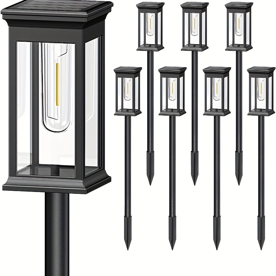 Gloeilampen op zonne-energie Pathway Lights Waterdichte tuinloopbrug Yard Achtertuin Gazon Landschapsverlichting: Blauw