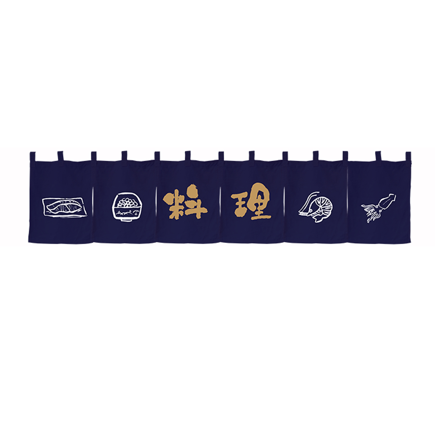 Japanese Style Restaurant Curtain Hanging Banner Door Noren Fabric Curtain Horizontal Decoration for Sushi Bar Izakaya