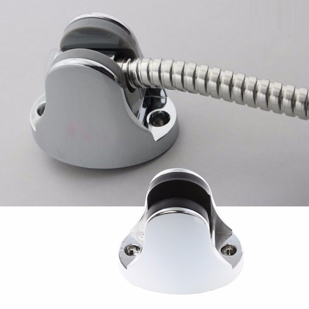 HNGCHOIGE 1 PC ABS Chrome Bathroom Shower head Holder Adjustable Shower