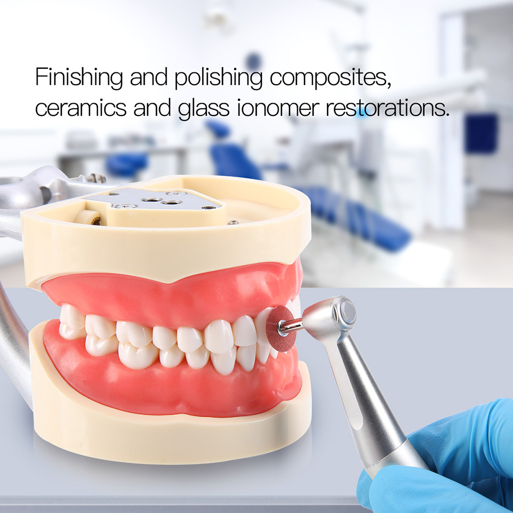 50 Stück Azdent Dental Endbearbeitungs- und Polierscheiben Zahnarzt Verbundmetalle Porzellan Polierer 135 ℃ Autoklavierbare Laborwerkzeuge