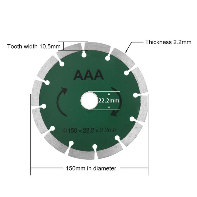 105/115/125/150/180/230mm Cutting Wood Saw Disc Diamond Saw Blades Wood Cutting Disk Wood Cutter Multitool Angle Grinder Wood: 04