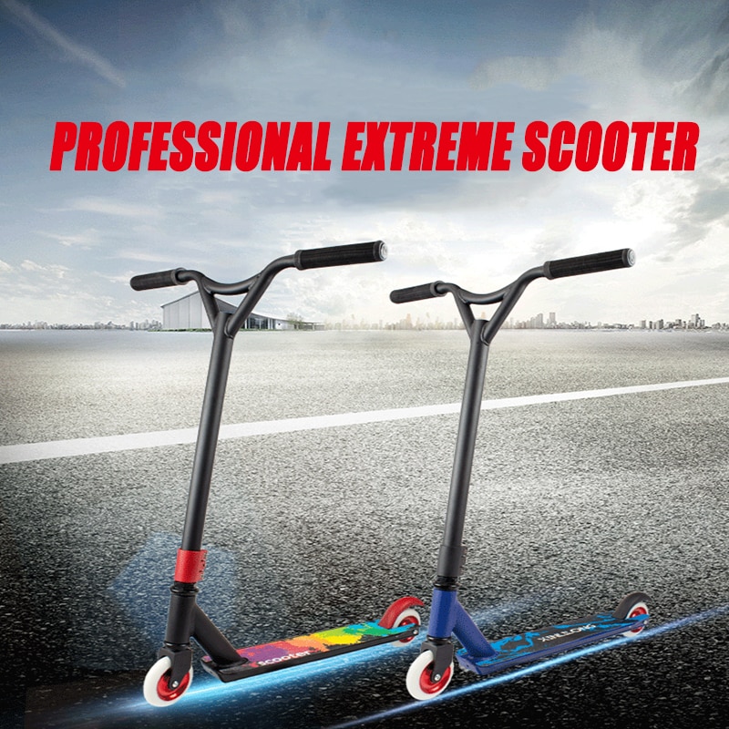 High-End 6061 Luchtvaart Aluminium Legering Professionele Extreme Sport Scooter Freestyle Straat Surfen Kick Scooter Stunt Scooter