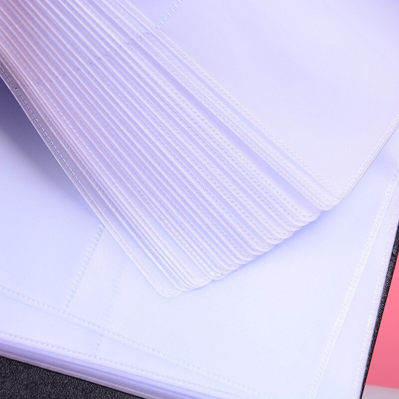 PU Leather 240 Cards Business Name Card Book Credit Card Holder Book Organizer