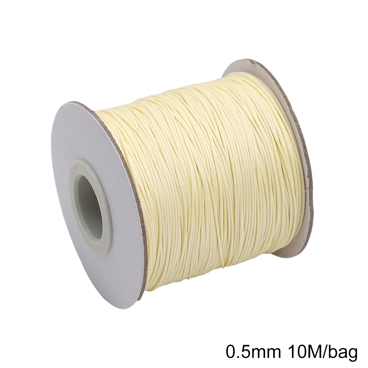 Cordão de algodão encerado coreano 0.5mm, fio encerado, colar, corda, contas para pulseira diy, descobertas de fabricação de jóias, 10 m/lote: Rosa