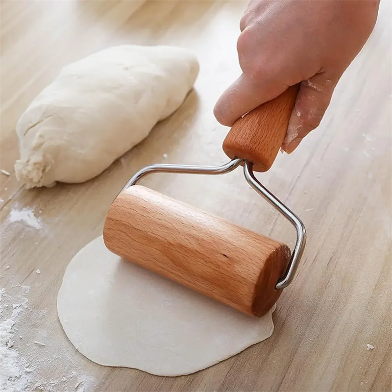 1PC Rolling Pin Pastry and Pizza Baker Roller Wooden Baking Crush Nuts Crackers Cookies Kitchen Utensils