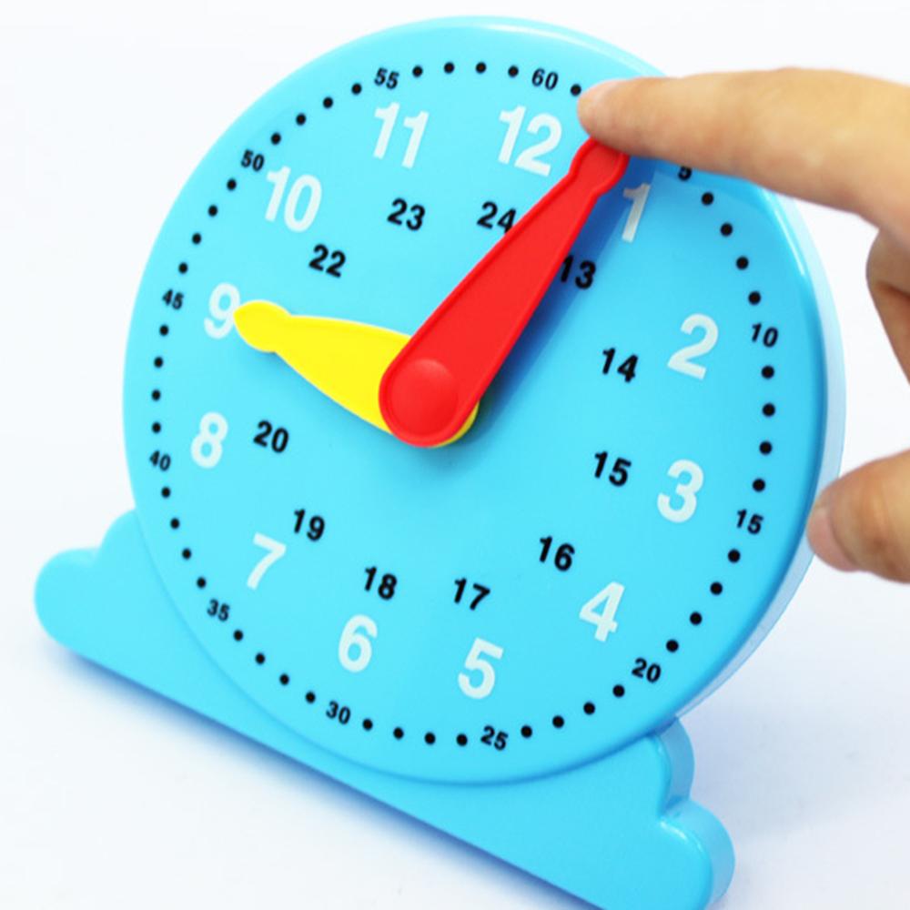 Nursery Kids Children Cognition Plastic Clock Educational Early Learning Toy