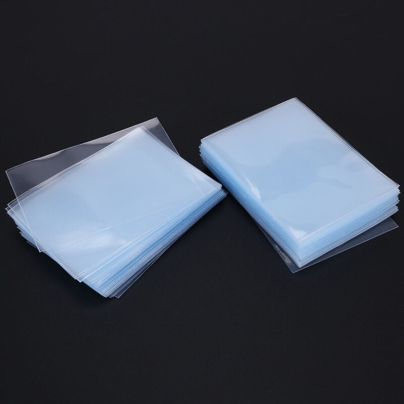 100Pcs 66X92mm Card Sleeve Cards Protector for ic Killers of Three King Football Star Card Transparent Board Games