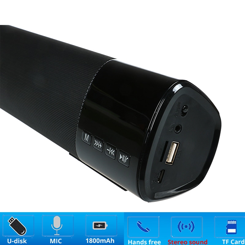 TV Sound Bar Portable boombox phone PC Speaker Bluetooth Wireless loudspeaker Home Theater System soundbar Radio mp4 player