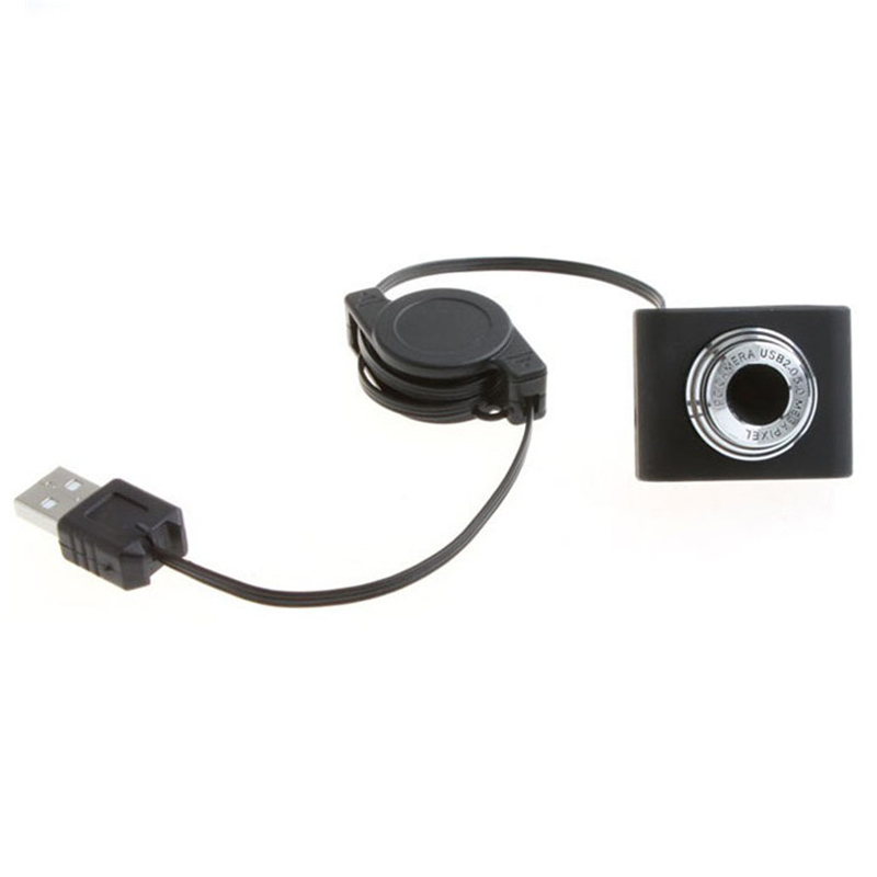 Universale Nero Mini Girevole USB 2.0 HD 50.0M PC Webcam Del Computer Portatile Del Desktop Della Macchina Fotografica Per VideoNetwork Spot del Commercio All'ingrosso TXTB1