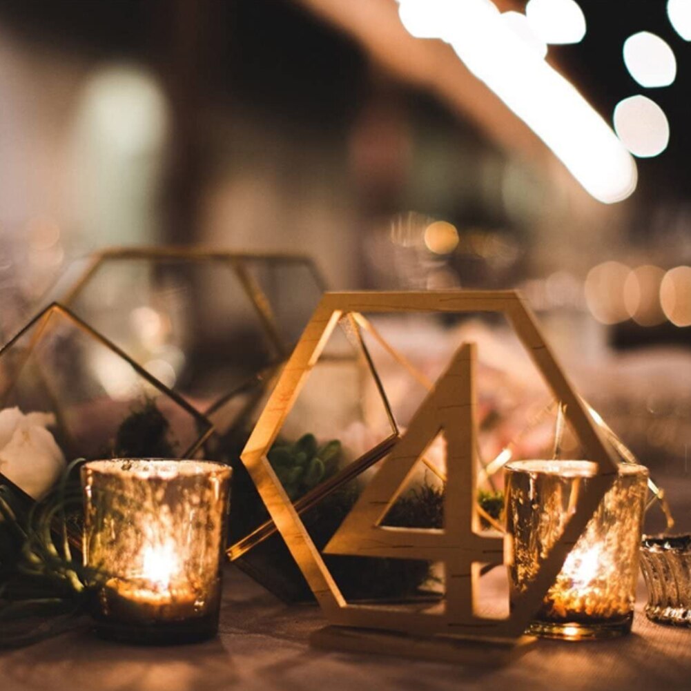 1-10/11-20 Numbers Wooden Table Numbers Rustic Wedding Engagement Seat Numbers Sign Wood Signs Wedding Hexagon Table Number