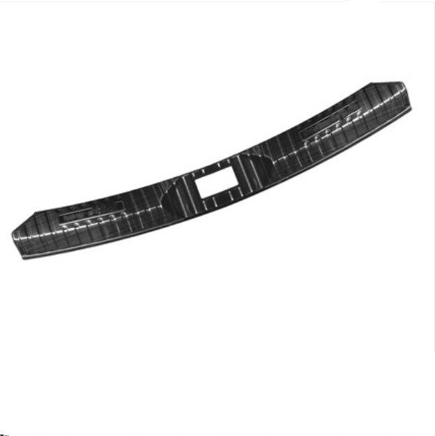 Car accessories For Ford Explorer Stainless Steel Rear Inner Trunk Boot Bumper Guard Plate Protector Molding Trim: Black 1