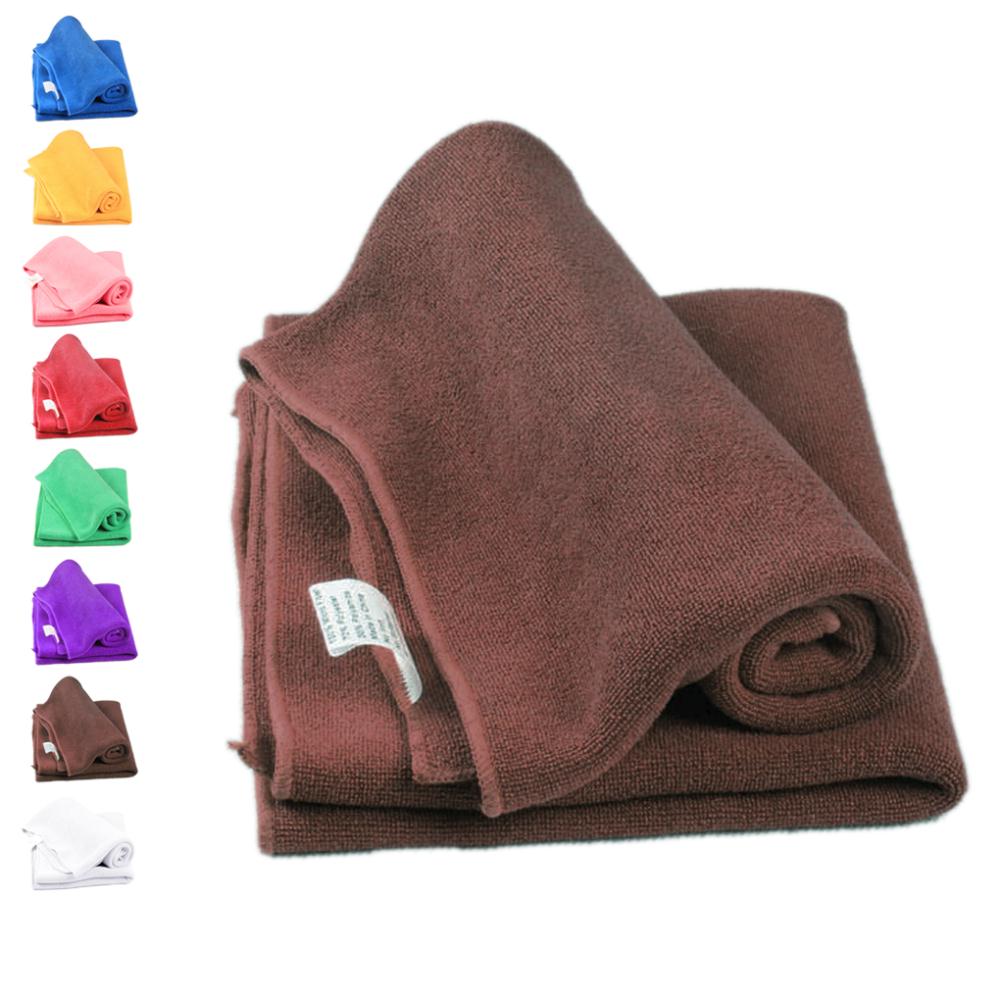 22*22cm microfibre visage cheveux propre voiture polissage sans stries serviette chiffon