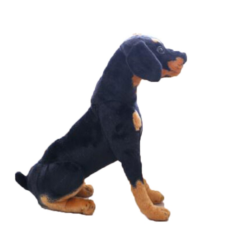 Leuke Doberman Hond Knuffel Hond Lover Knuffel Knuffels: Default Title