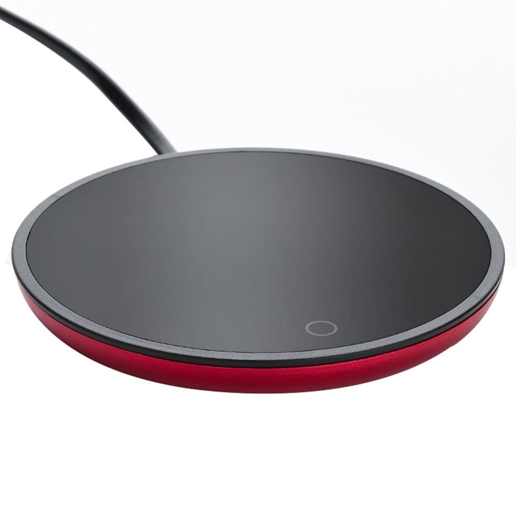 BD01 Automatic Constant Temperature Coffee Cup Heater Smart Touch Switch Coffee Cup Warmer For Office Desk Use: Red