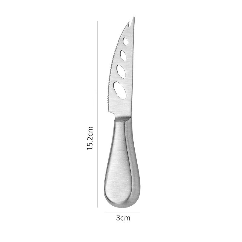 Couteau coupe-beurre en acier inoxydable, ensemble de couverts à poignée creuse, couteau de cuisine, râpe créative, spatule, outils de cuisson: Silver F