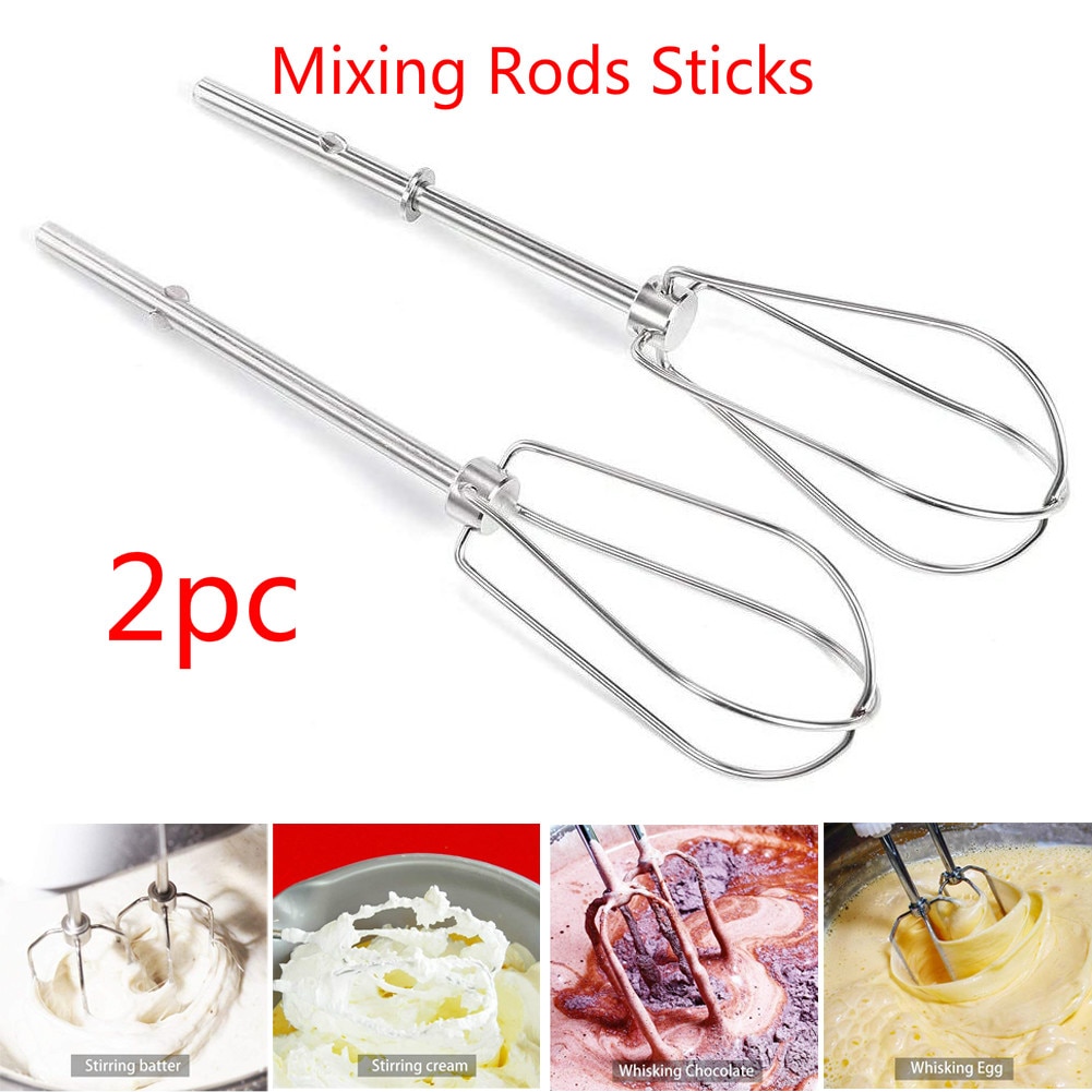 Batidora de alambre para globos, 2 uds., accesorio para harina, pastel, globo, batidor de huevo, crema eléctrica, batidor de huevos, accesorios, herramienta de acero inoxidable