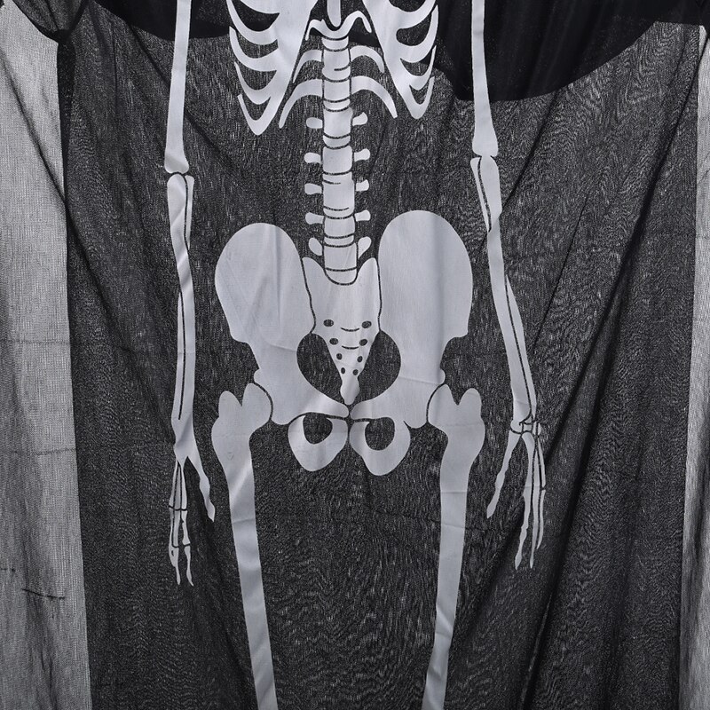 Ghost Skelet Kostuum Scary Halloween Kostuum Crossdresser Schedel Cape Gewaad Demon Halloween Jurk Feestartikelen