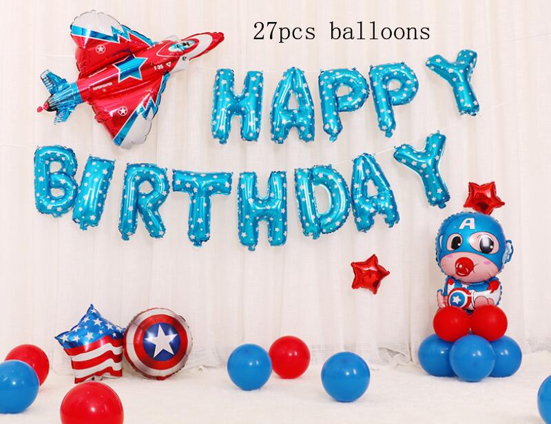 Børns fødselsdagsfest dekoration tegneserie dyr form fødselsdag ballon sæt baby shower dekoration brev ballon: 1