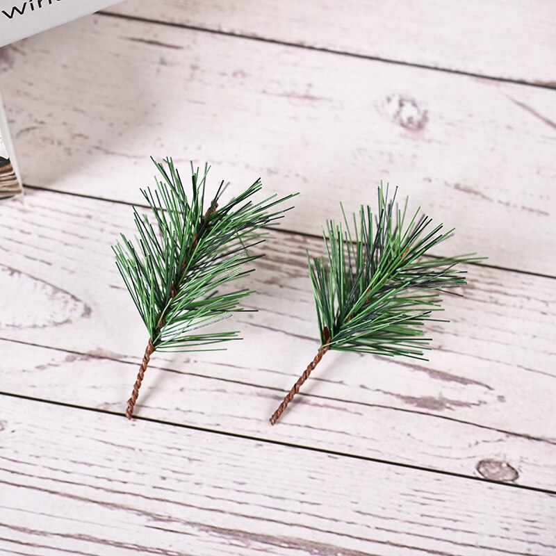 Artificial Needle Branch Pine Tree Branch Christmas Tree Decor Tool Simulation cutting plant Christmas pine branch decoration