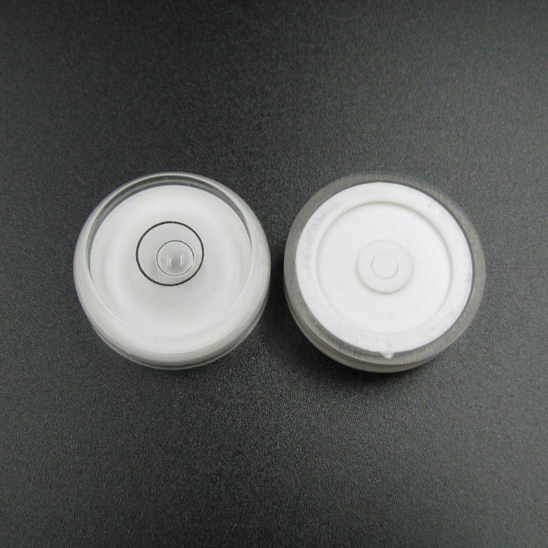 QASE Bubble spirit level Round bubble level Plastic Circular bubble level 25*10mm 30*11mm