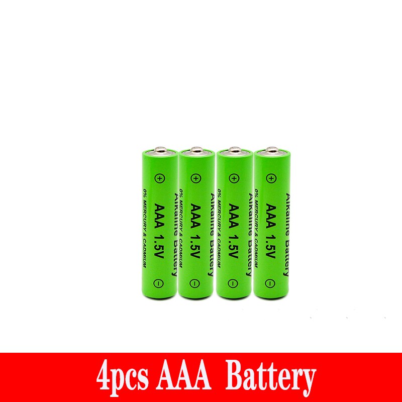 Nuovo marca AAA Batteria 2100mah 1.5V Batterie Alcaline AAA batteria ricaricabile per il Controllo Remoto Giocattolo luce Batery + caricabatterie: nero