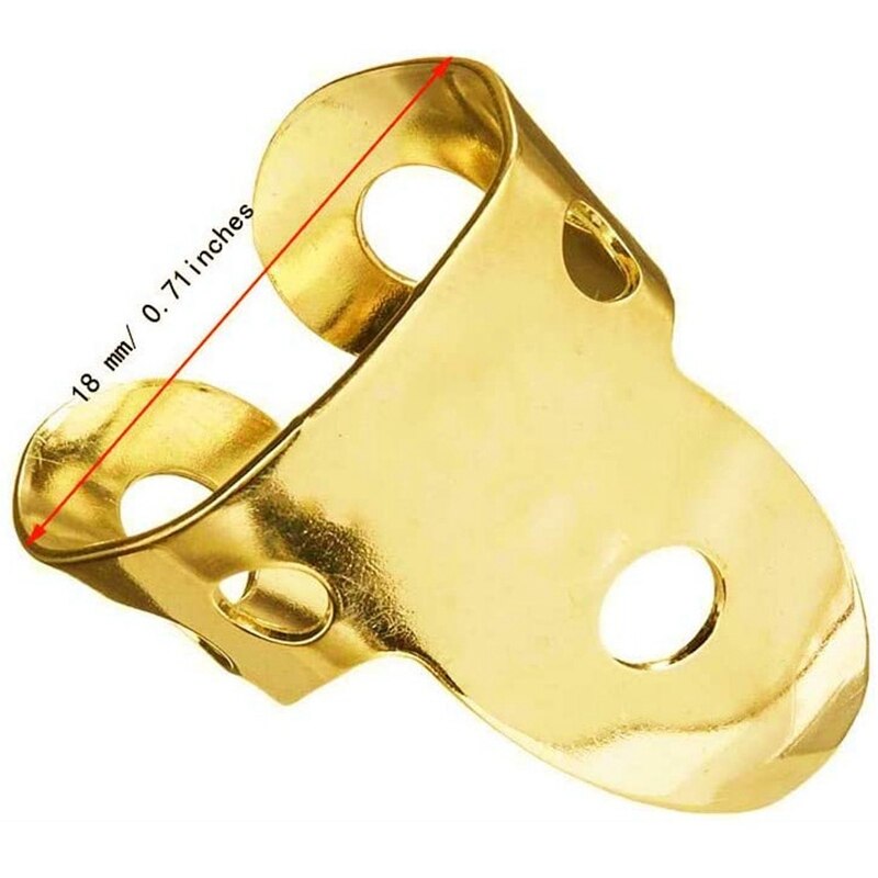 Médiator guitare ensemble médiator de pouce de guitare comprenant 15 pièces médiator de pouce et de doigt (3 Types) avec boîte de rangement