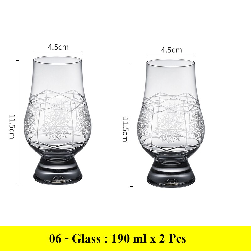Set of 2 cool whiskey glass home party glass cup 0902-01: 06-2 Pcs