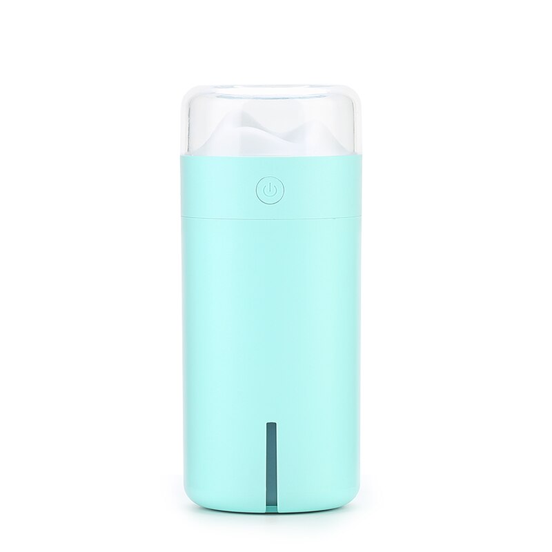 Ambientador para el coche, Humidificador Dashan, USB, Mini difusor ultrasónico de aceites esenciales, vaporizador purificador de aire para la oficina con luz LED nocturna: Blue