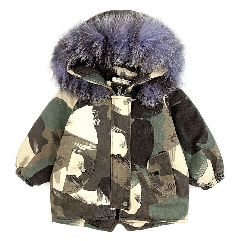 Winter Baby Jungen Warme unten Jacke 2-10 Jahre Jungen Mantel lässig Herbst Mit Kapuze Starke Oberbekleidung Mantel Für Jungen freundlicher Kleidung