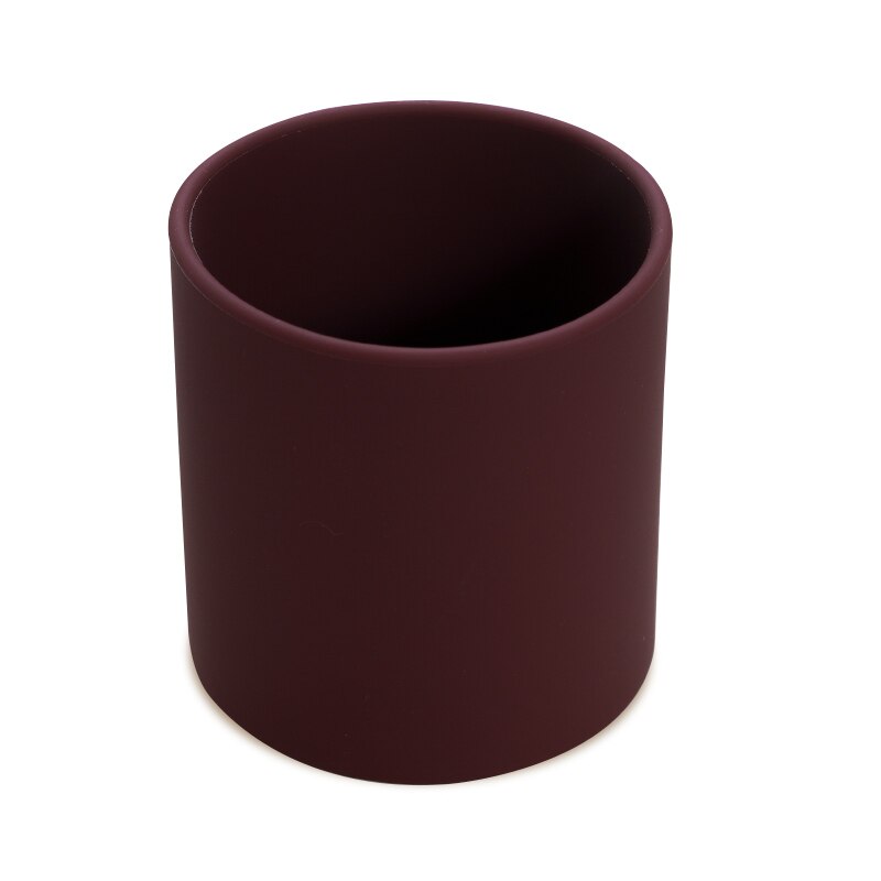 Baby Lernen Zu Trinken Tasse Getränk silikon Tassen Für Kleinkinder &Ampere; freundlicher Dicht Art Wasser Tasse Flasche 220ML.: Merlot