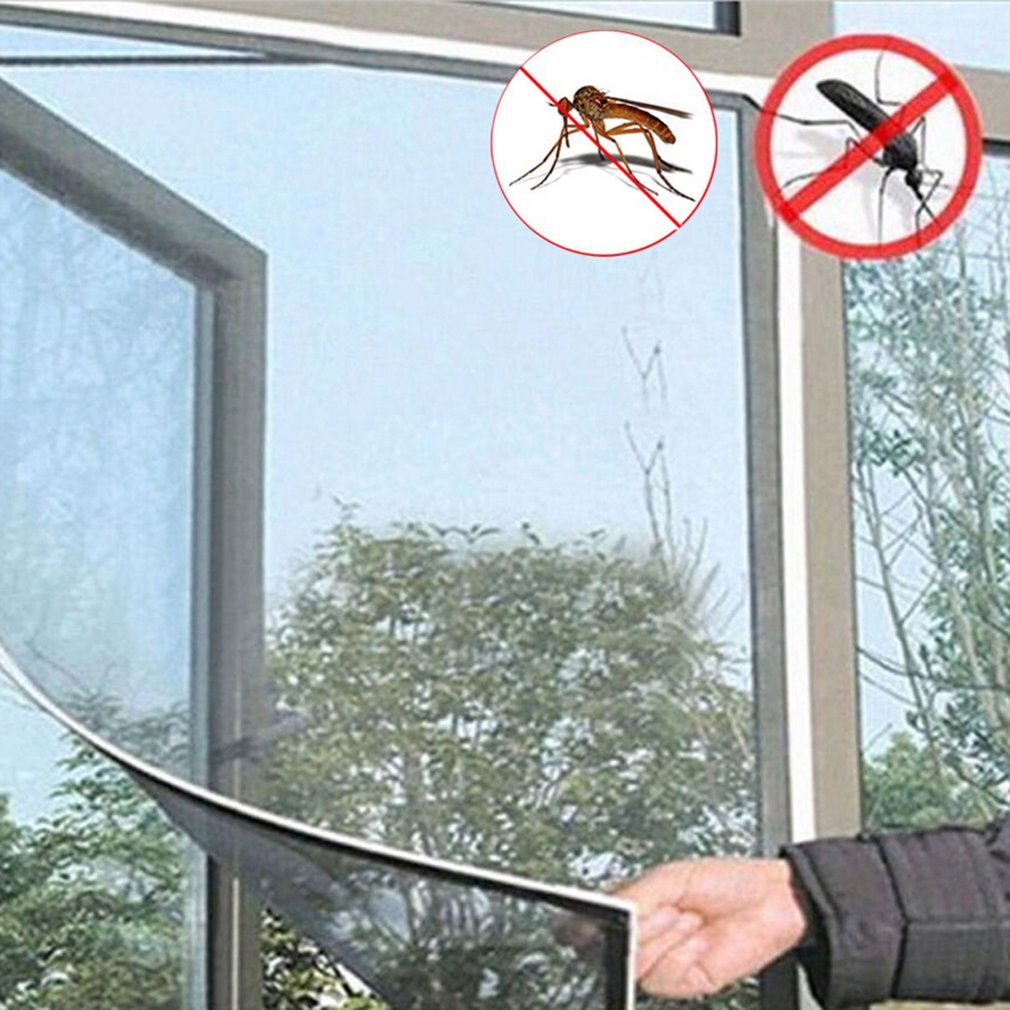 Chemical Polyester Fiber Window Mesh Door Curtain Snap Net Mosquito Fly Insect Screen Mesh Network Window Screen