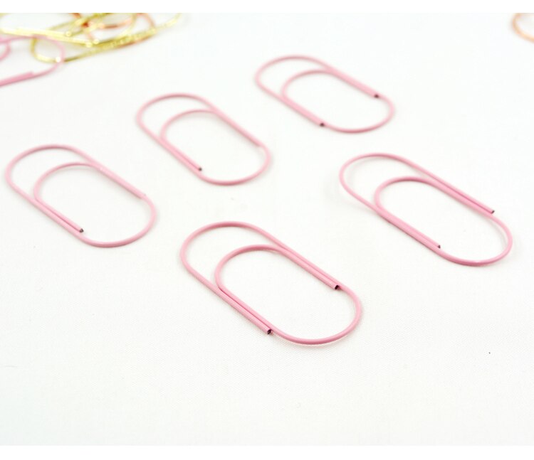 200pcs/lot large size paper clips 7 colors clips p... – Grandado