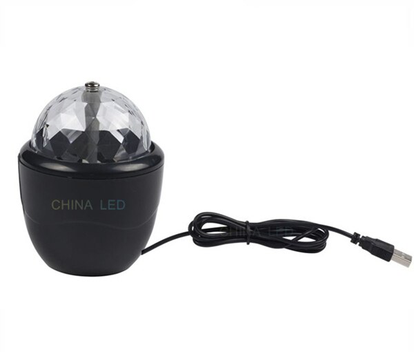 LED Stage Light Disco Ball Magic Effect Lamp Mini Led Switch Ball USB Crystal Flash DJ KTV Car Bar Party Lights: Default Title