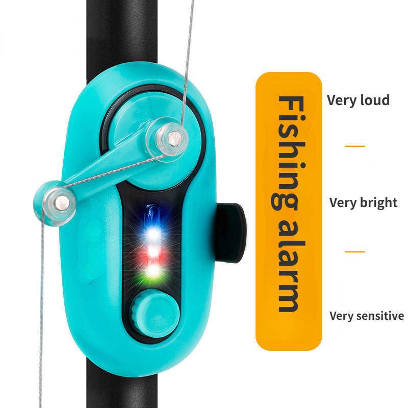 Karpervissen Alarm Indicato Bite Bait Elektronische Zoemer Alarm Zee Hengel Geluid Licht Alarmen Indicator Sirene Pole Tip Clip Bell Tool