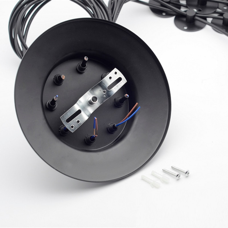 KARWEN-lampe suspendue industrielle en forme d'araignée, Edison, E27, nordique, longueur 120/150/200cm
