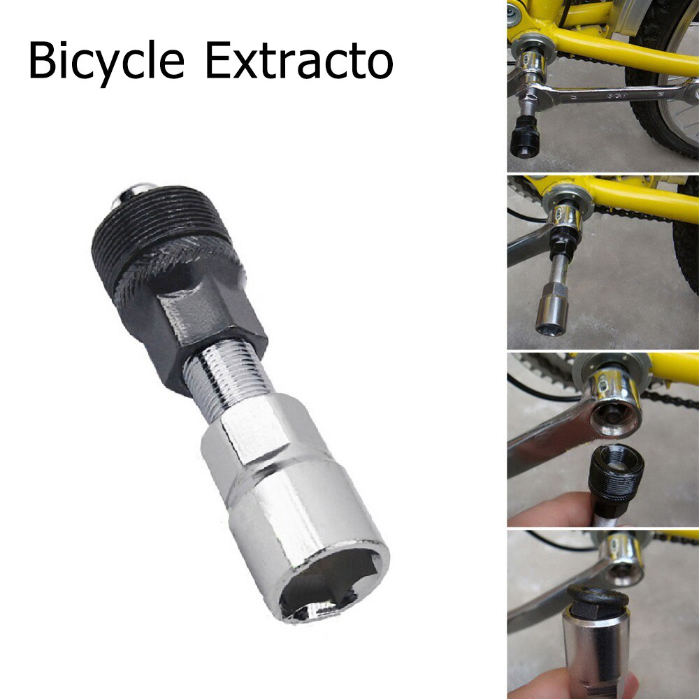 Conjuntos de ferramentas de reparo da bicicleta kits manivela roda extrator ao ar livre ciclismo pedal removedor extrator ferramenta mtb bicicleta eixo removedor