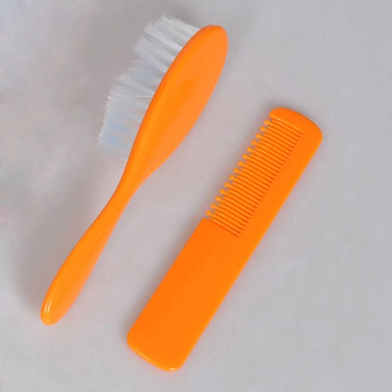 Baby Boys Girls Soft Hair Brush Comb Set 2pcs/Set Newborn Hair Care Product Hair Brush Comb: OR