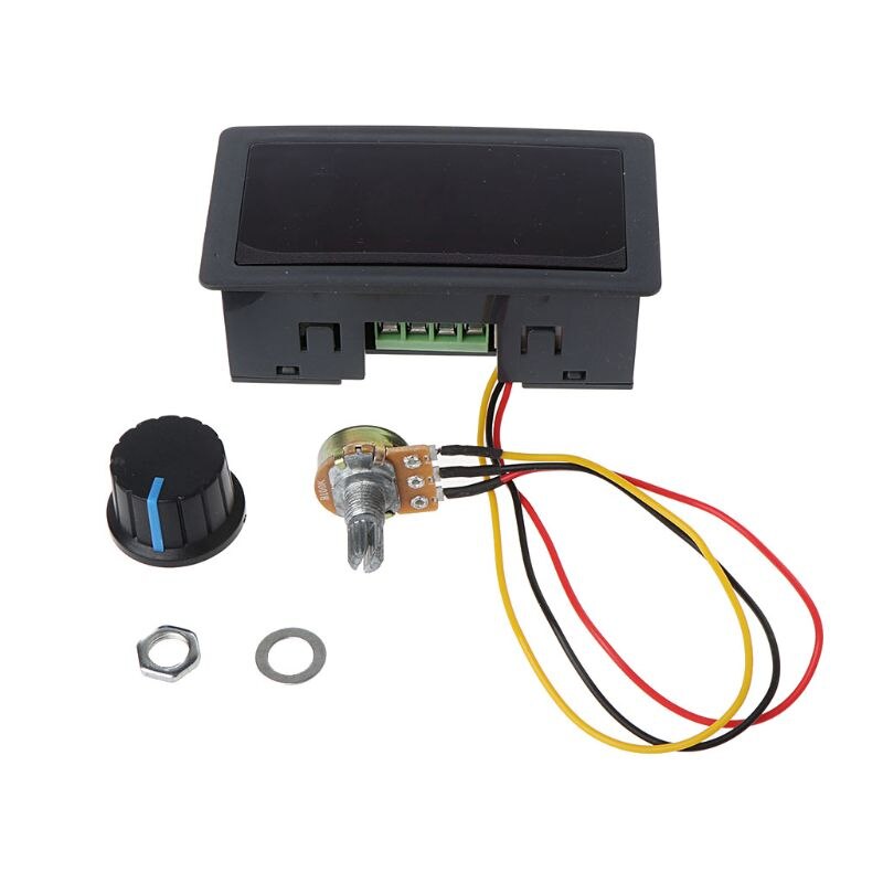 DC 6-30V 12V 24V 15A Max PWM Motor Speed Controller With Digital Display