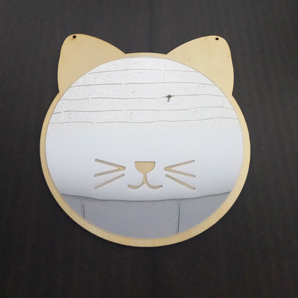 Nordic Solid Wood Acrylic Mirror 3d Mirror Wall Art Decal Wall Art Removable Room Party Wedding Home Decor #YL10: C