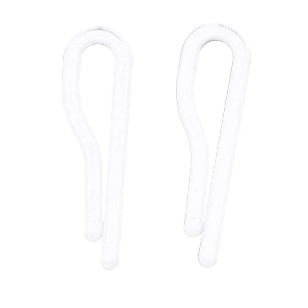 100pcs 35mm Clear Plastic Clips For Ties Shirts Pants Socks Packaging Clips