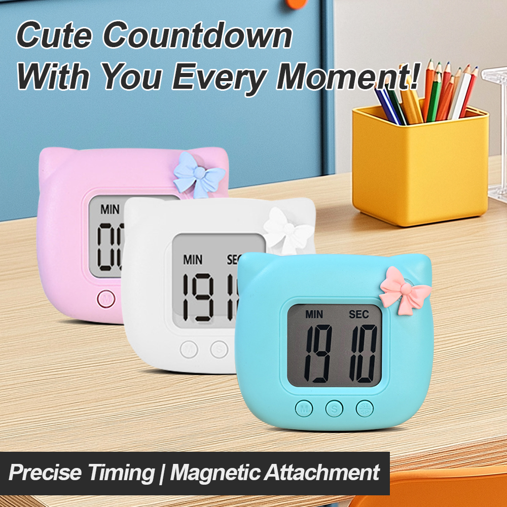 NOKLEAD Magnetic Kitchen Timer Digital Timer Manual Countdown Rotary Timer Mechanical Cooking Timer Cooking Shower Stopwatch