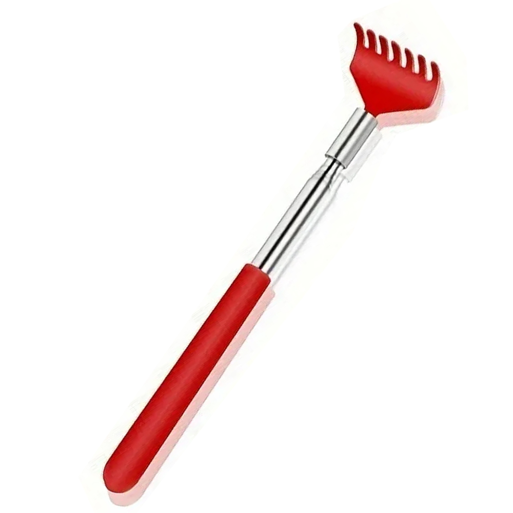 Gratte-dos télescopique Portable extensible en acier inoxydable, outil de grattage du dos télescopique, outil de Massage,: Ivoire